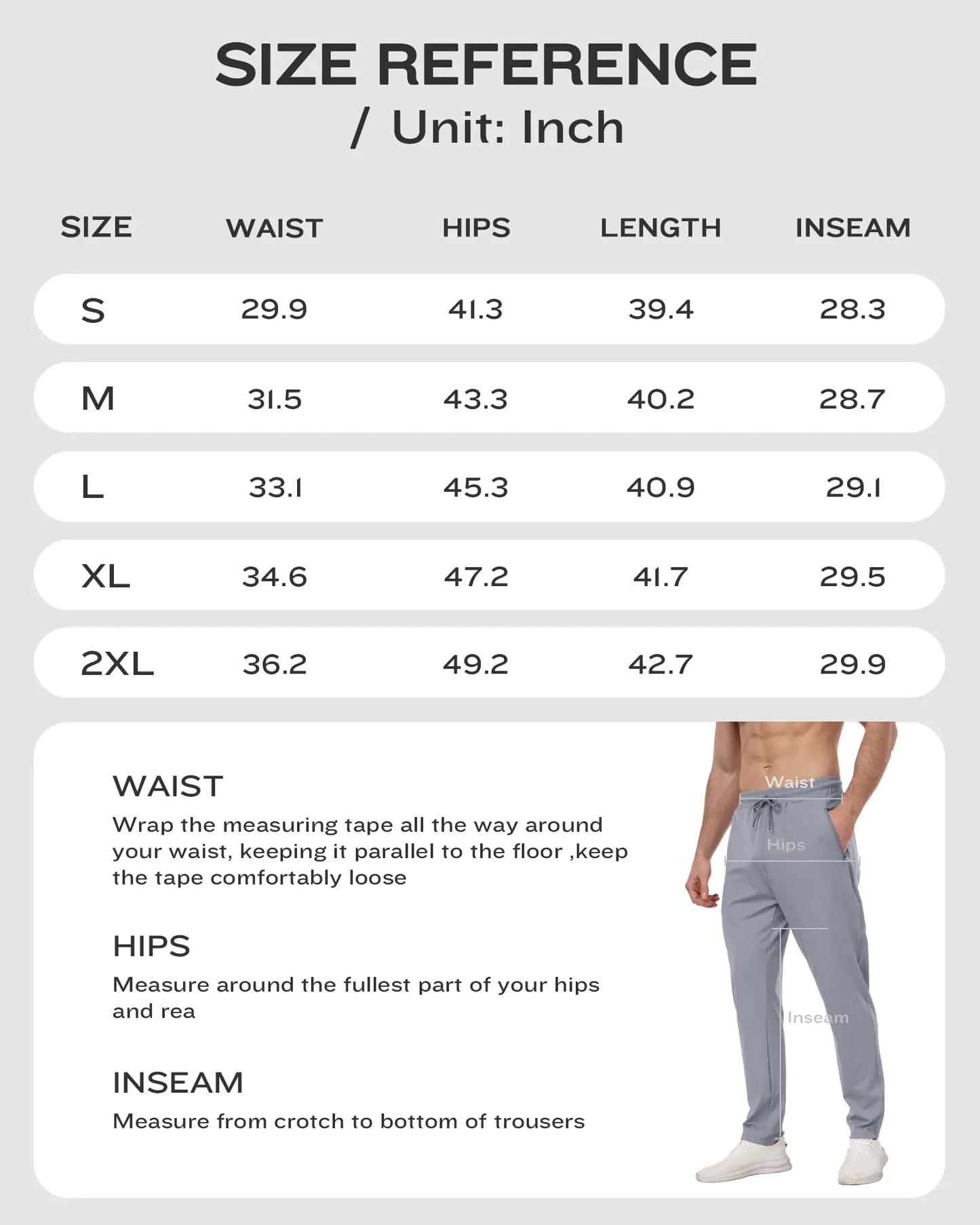 Triple Pack Zippered Men's Athletic Sweatpants
