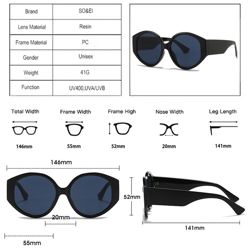 NISPAR Emerald Retro Round Sunglasses