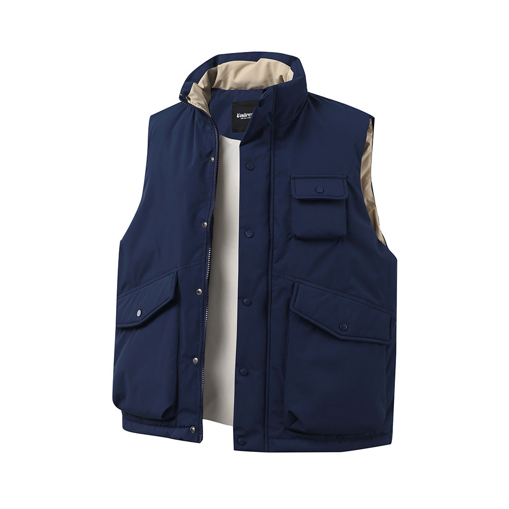 Men’s Sleeveless Workwear Puffer Vest Jacket – NISPAR
