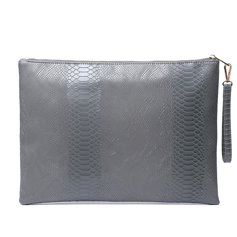 Luxury Croc & Snake Texture Women’s Clutch