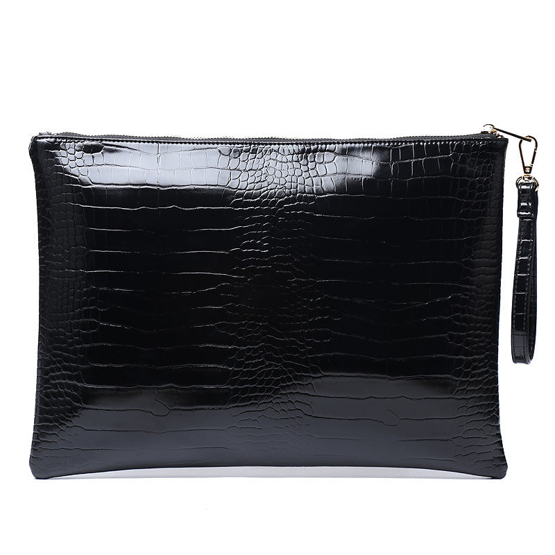 Luxury Croc & Snake Texture Women’s Clutch
