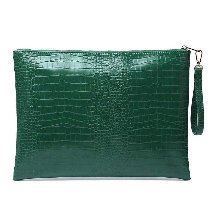 Luxury Croc & Snake Texture Women’s Clutch