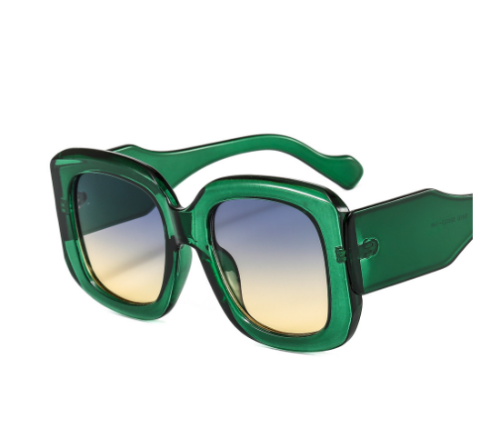 Oversized Square Sunglasses Women   Vintage Gradient Eyewear Men Trending Multiple Color