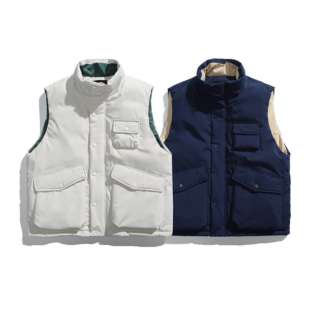 Men’s Sleeveless Workwear Puffer Vest Jacket – NISPAR
