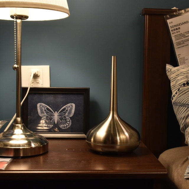 NISPAR Gold Aura Ultrasonic Humidifier & Aroma Diffuser