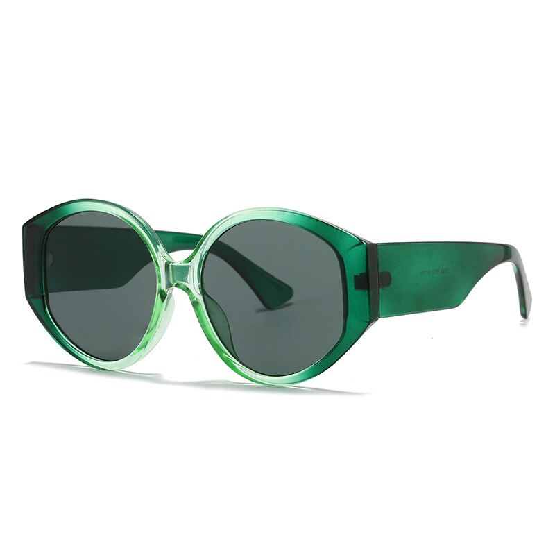 NISPAR Emerald Retro Round Sunglasses