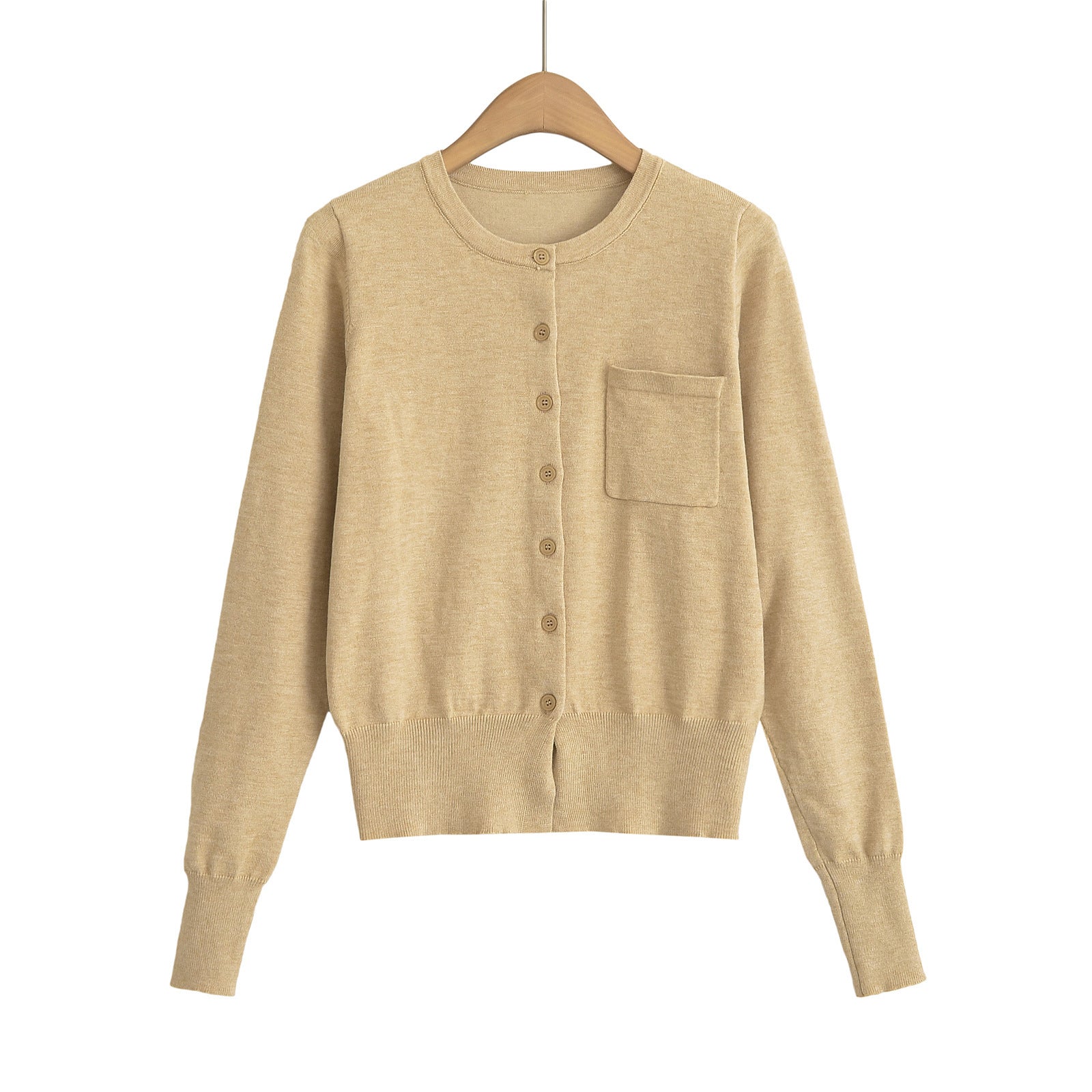 Men’s Round Neck Long Sleeve Pocket T-Shirt – NISPAR