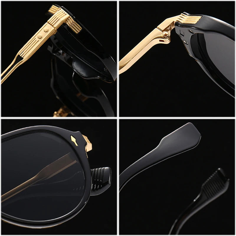 Retro Double Bridges Pilot  Sunglasses