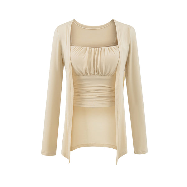 camisole vest  Long sleeved cardigan set