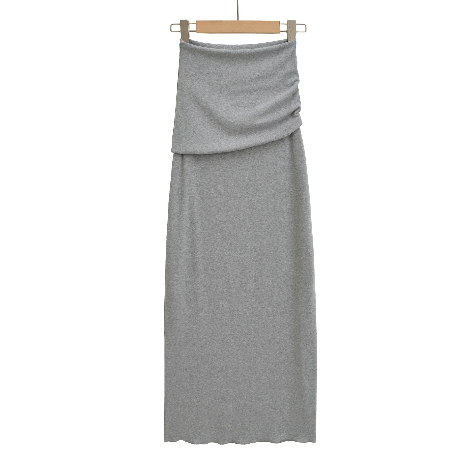 Sexy High-Waisted Waist Skirt Fitted Long Skirt A-Line Skirt
