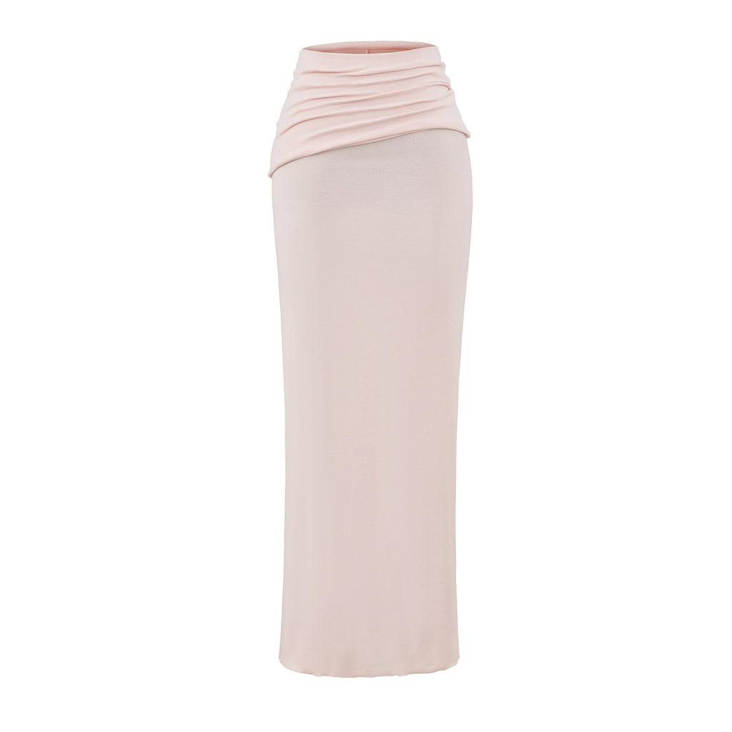Sexy High-Waisted Waist Skirt Fitted Long Skirt A-Line Skirt