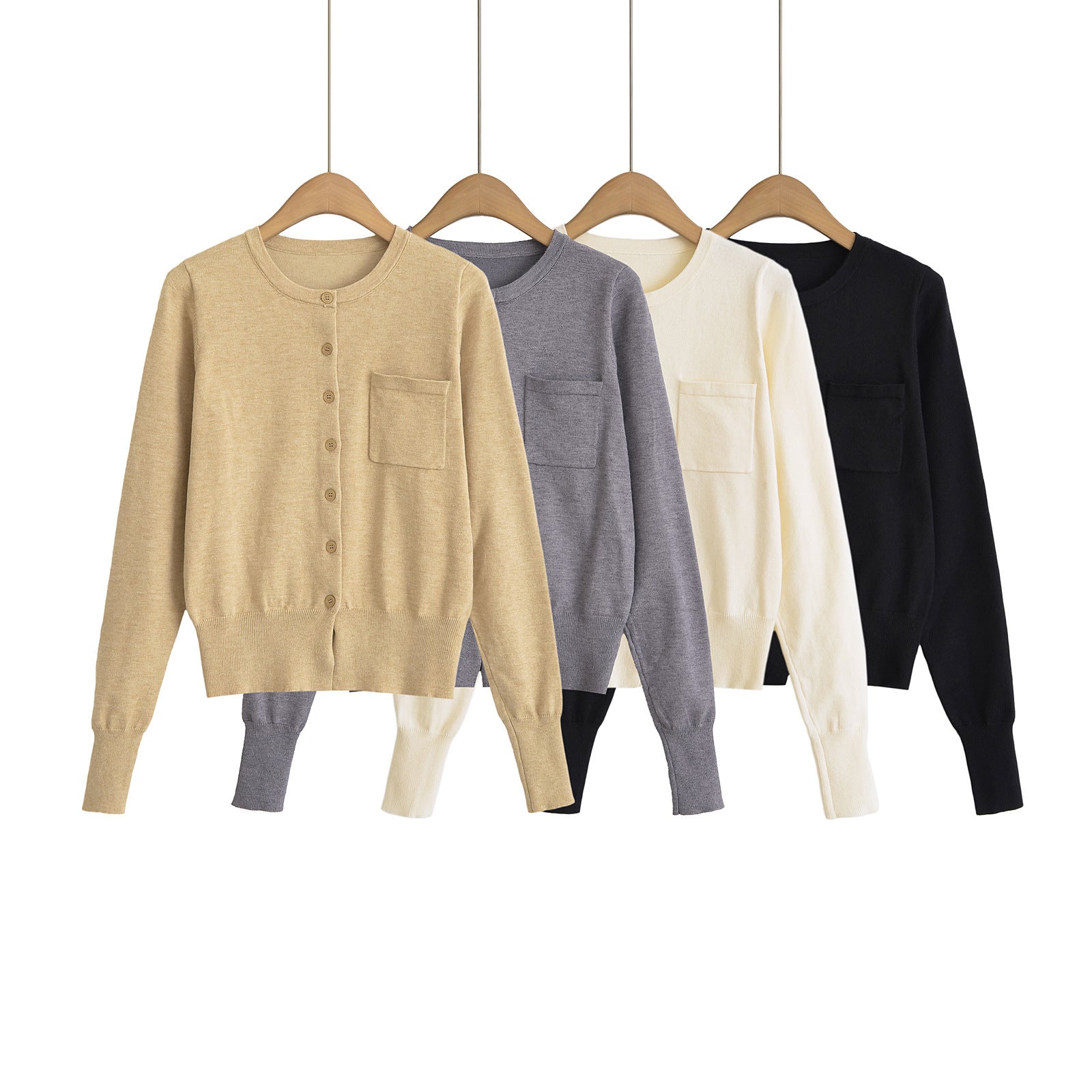 Men’s Round Neck Long Sleeve Pocket T-Shirt – NISPAR