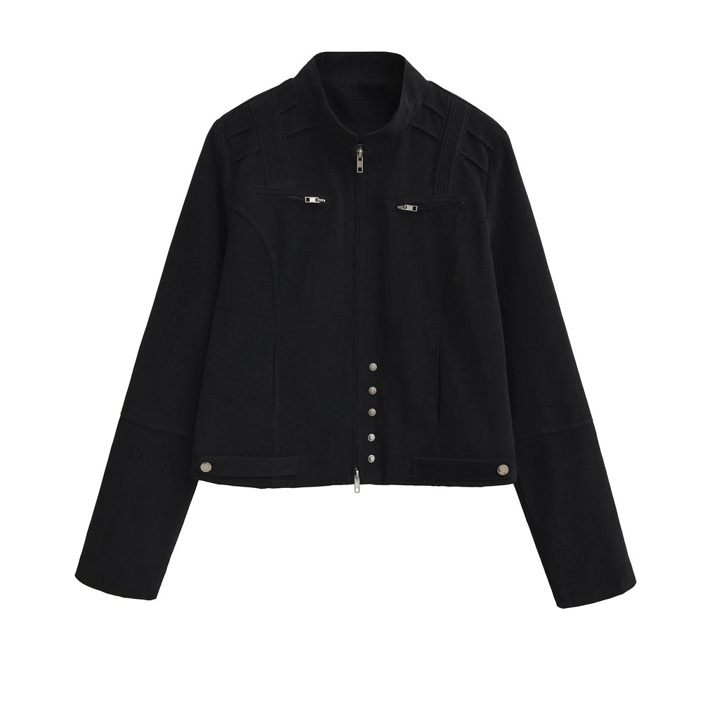 Zipper jacket women's top