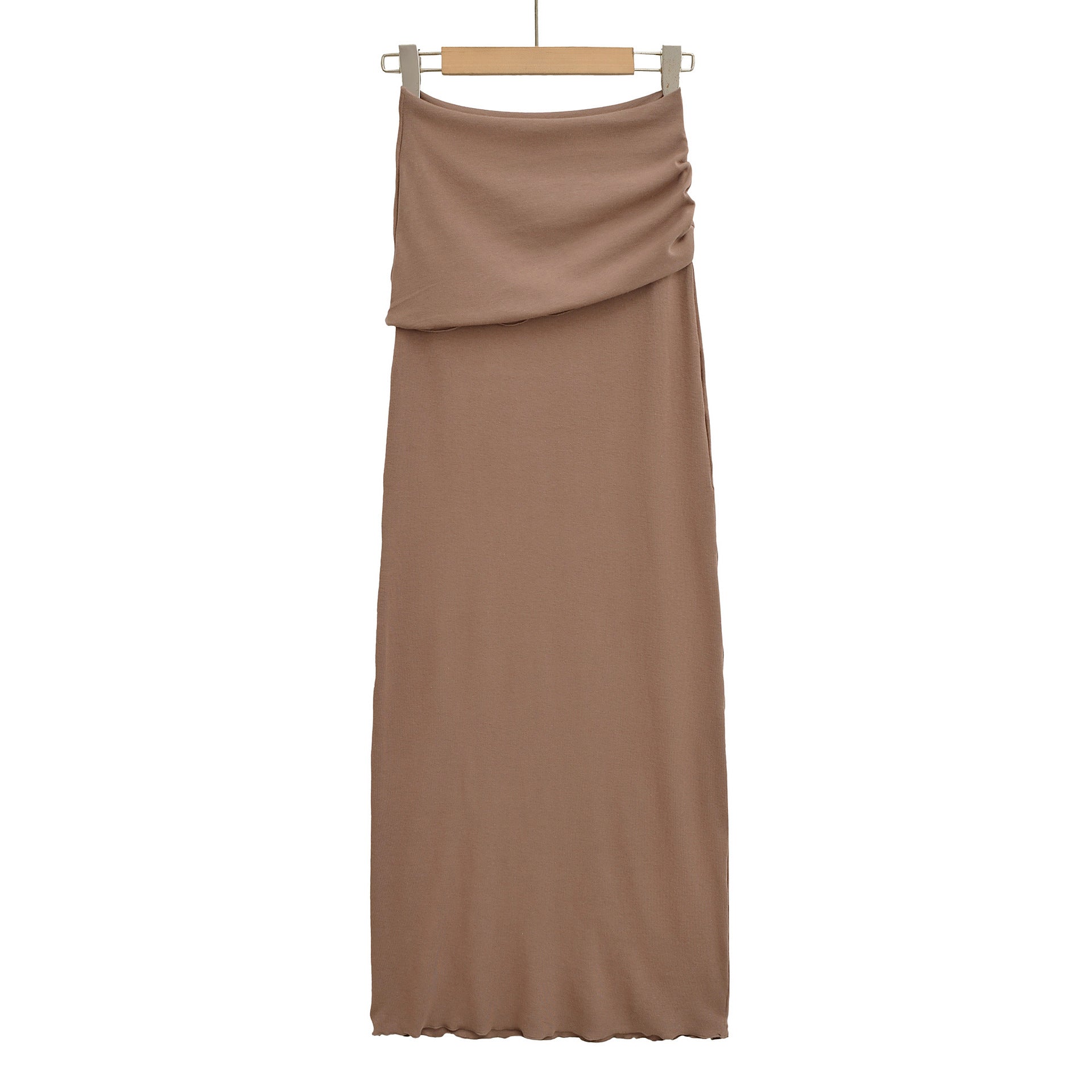 Sexy High-Waisted Waist Skirt Fitted Long Skirt A-Line Skirt