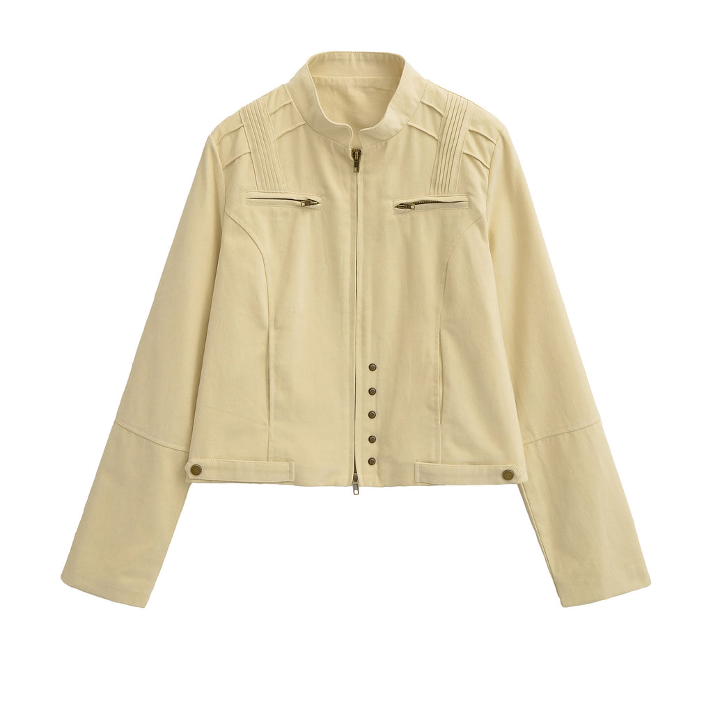Zipper jacket women's top