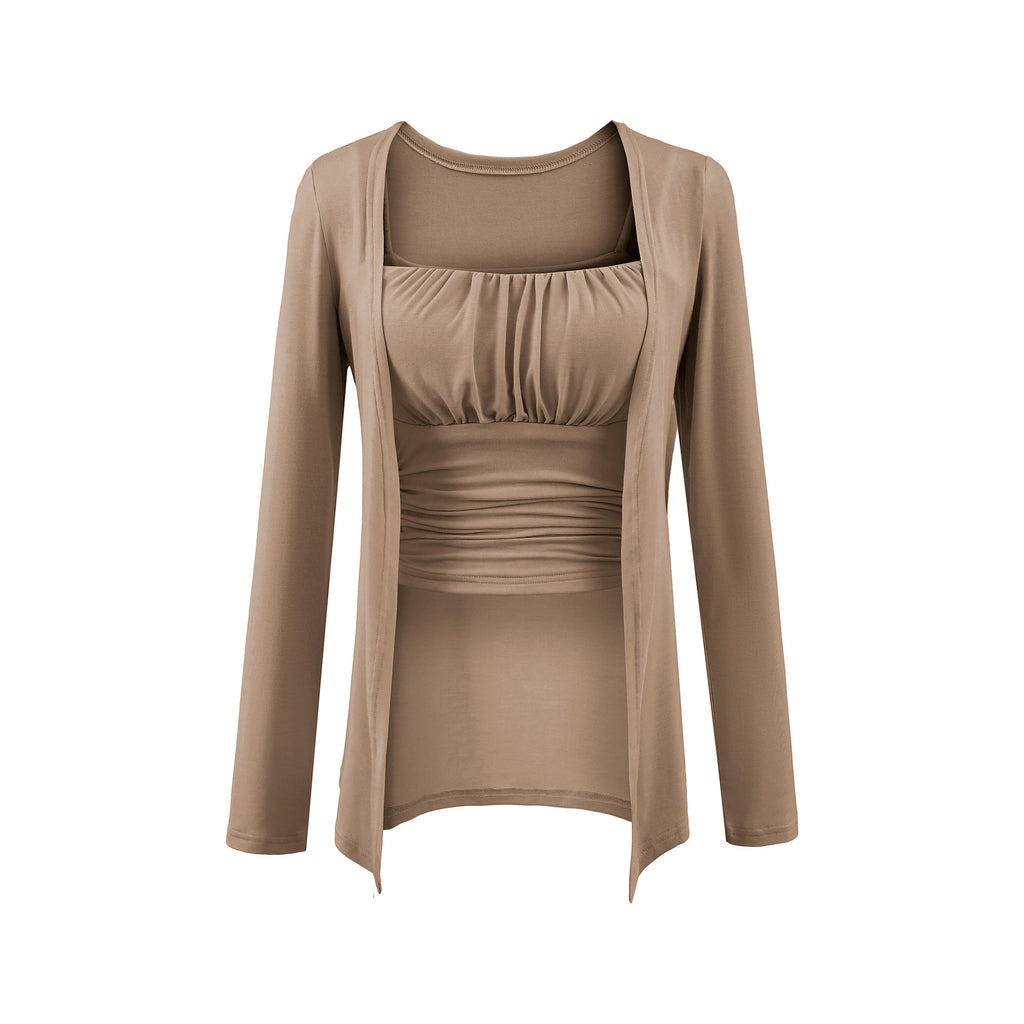 camisole vest  Long sleeved cardigan set