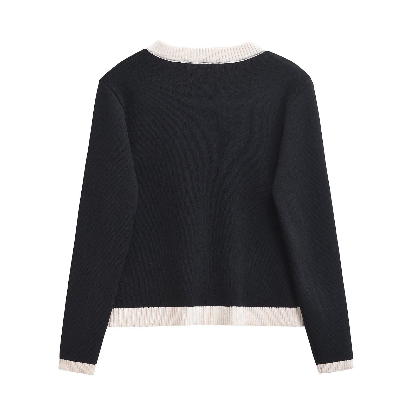 versatile  temperament breasted knitted jacket