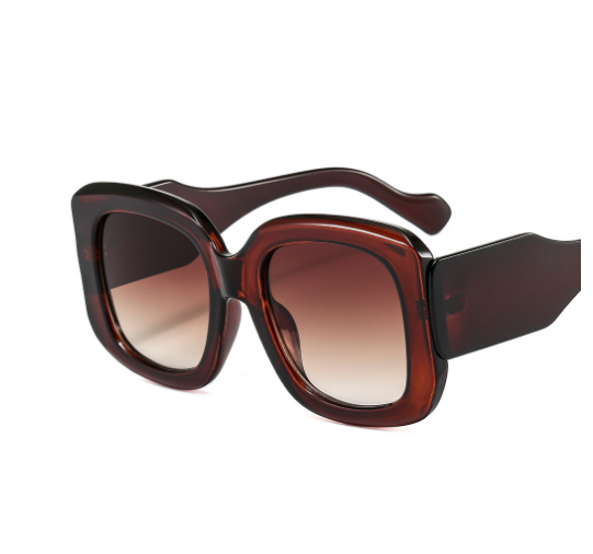 Oversized Square Sunglasses Women   Vintage Gradient Eyewear Men Trending Multiple Color