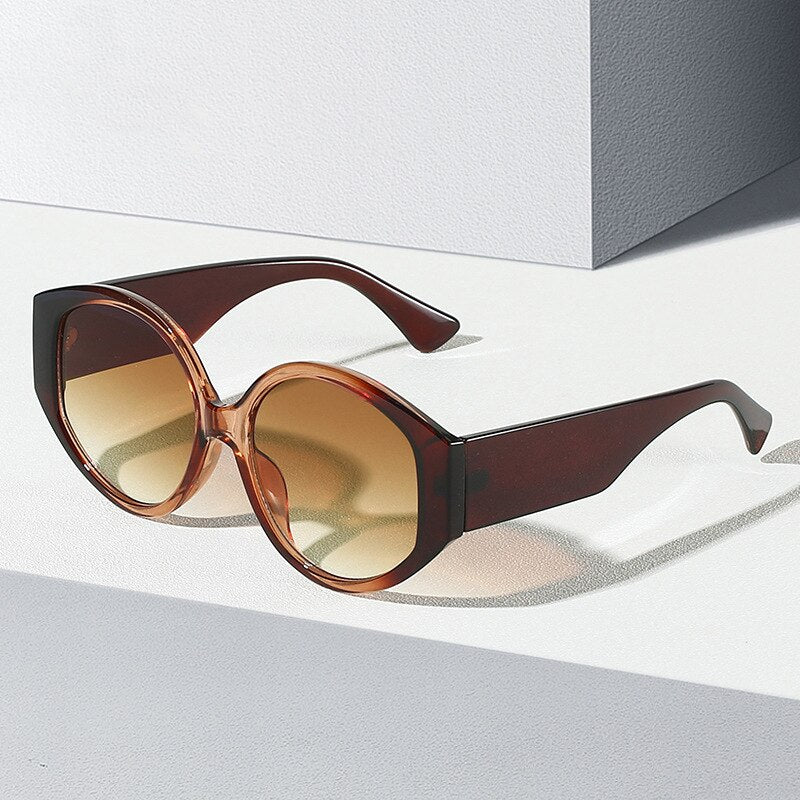 NISPAR Emerald Retro Round Sunglasses