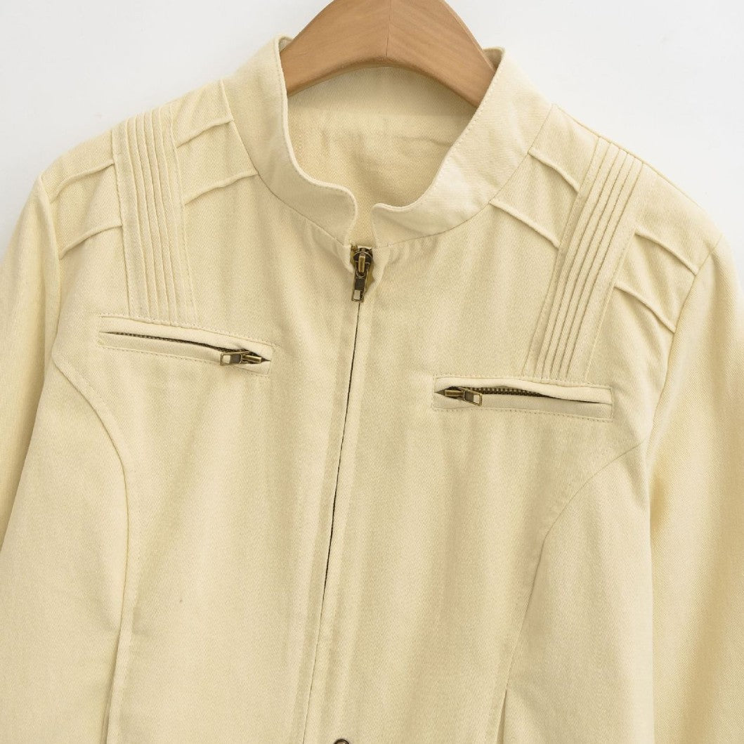 Zipper jacket women's top