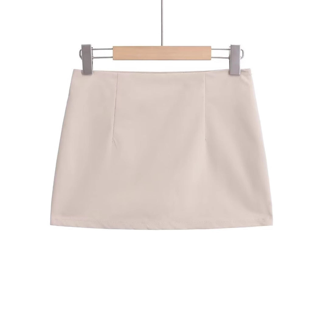 Waist tied bow skirt
