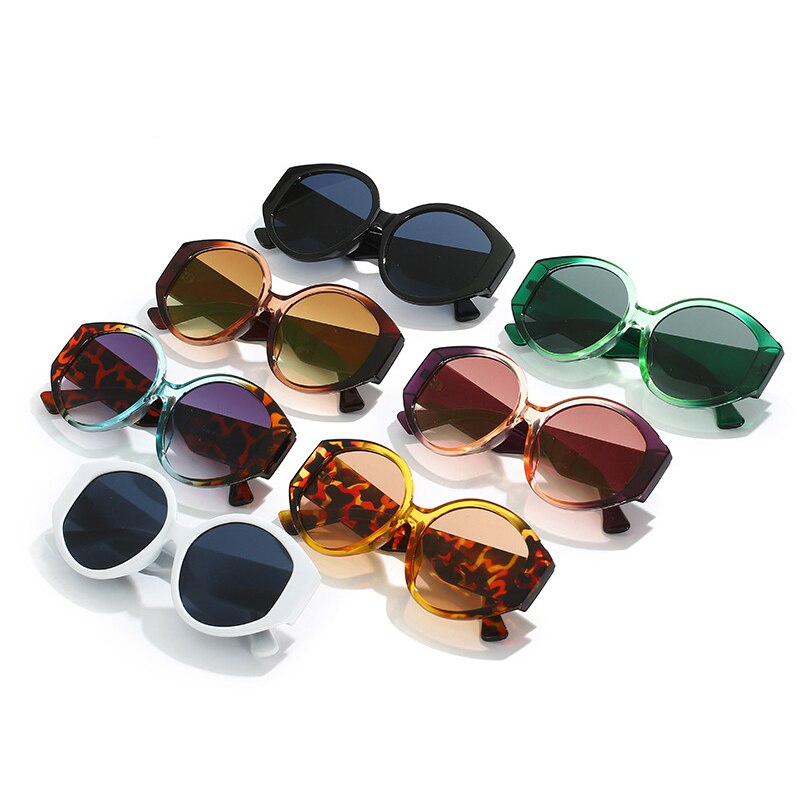 NISPAR Emerald Retro Round Sunglasses