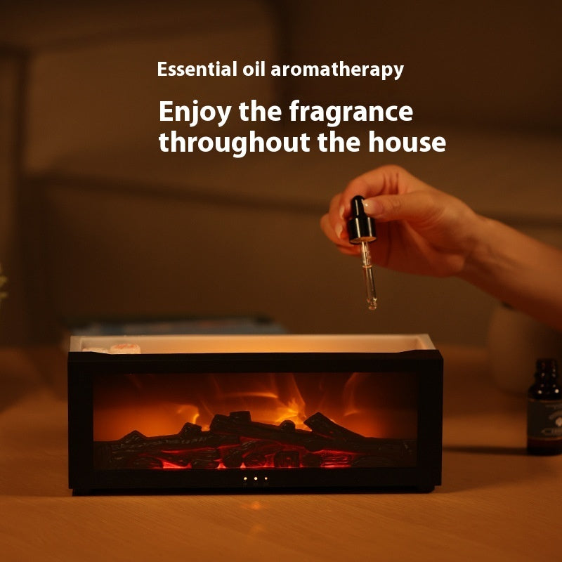 Flame Effect Humidifier | Colorful Essential Oil Diffuser