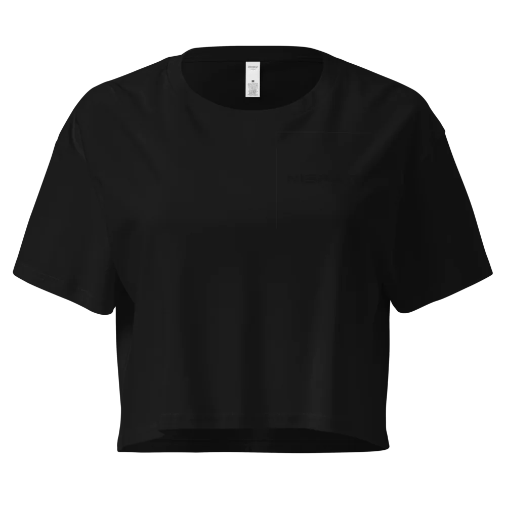 Women's Soft Cotton Crop Tee