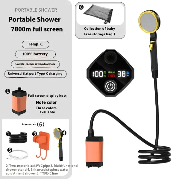 Portable Electric Outdoor Shower